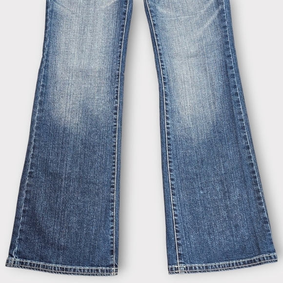 Vintage Y2k Buffalo David Bitton Embroidered Bootcut Scandal Jeans - Picture 5 of 14